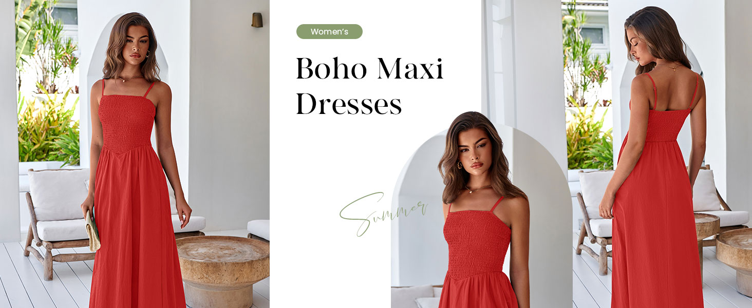 Summer Beach Vacation Dresses