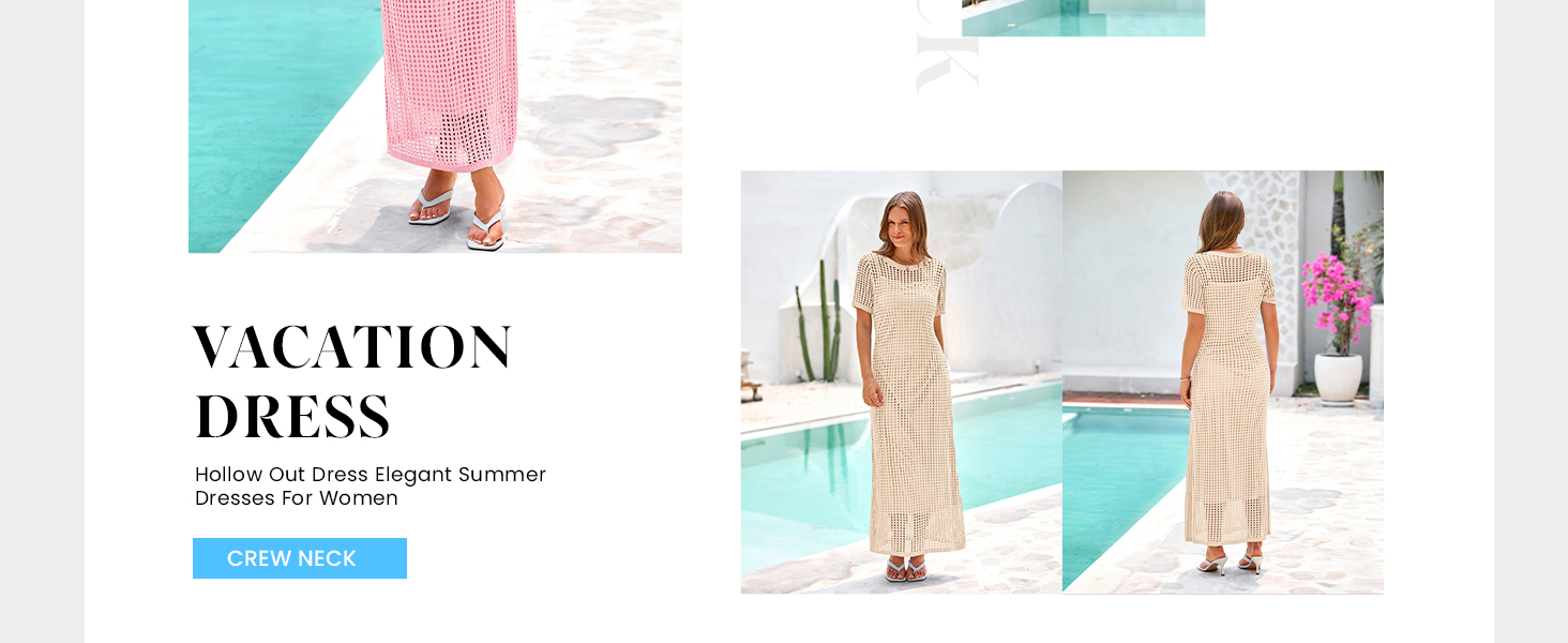 PRETTYGARDEN Hollow Out Dress Elegant Summer Dresses For Women