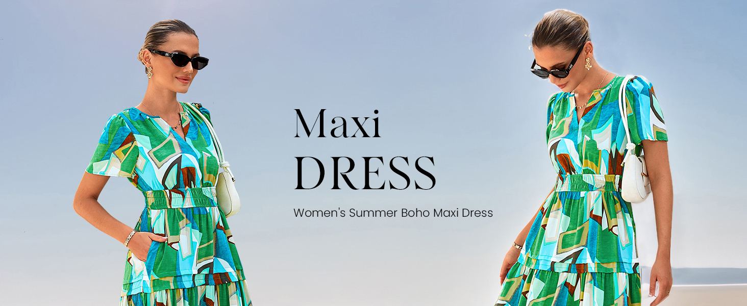 Bohemian Floral Dress