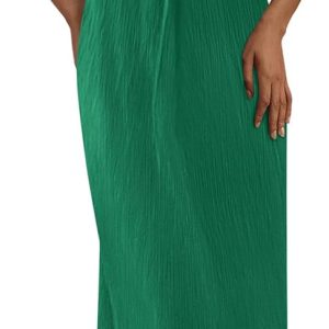 PRETTYGARDEN Womens 2025 Casual Long Summer Dresses Sleeveless Strappy Loose Flowy Beach Vacation Maxi Dress with Pockets