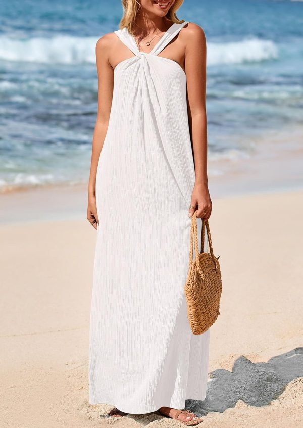 PRETTYGARDEN Womens 2025 Casual Long Summer Dresses Sleeveless Strappy Loose Flowy Beach Vacation Maxi Dress with Pockets - Image 93